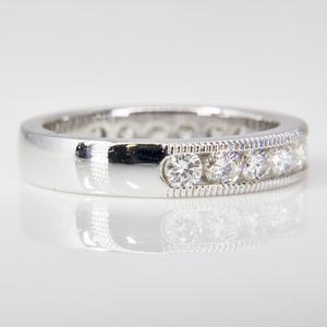 White Gold Diamond Anniversary Band - Custom Order