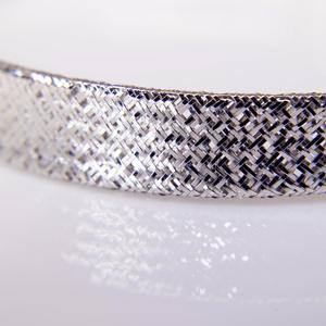 White Gold Flexible Bangle Bracelet - Special Order