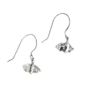 Small Herkimer Diamond Dangle Earrings - Special Order