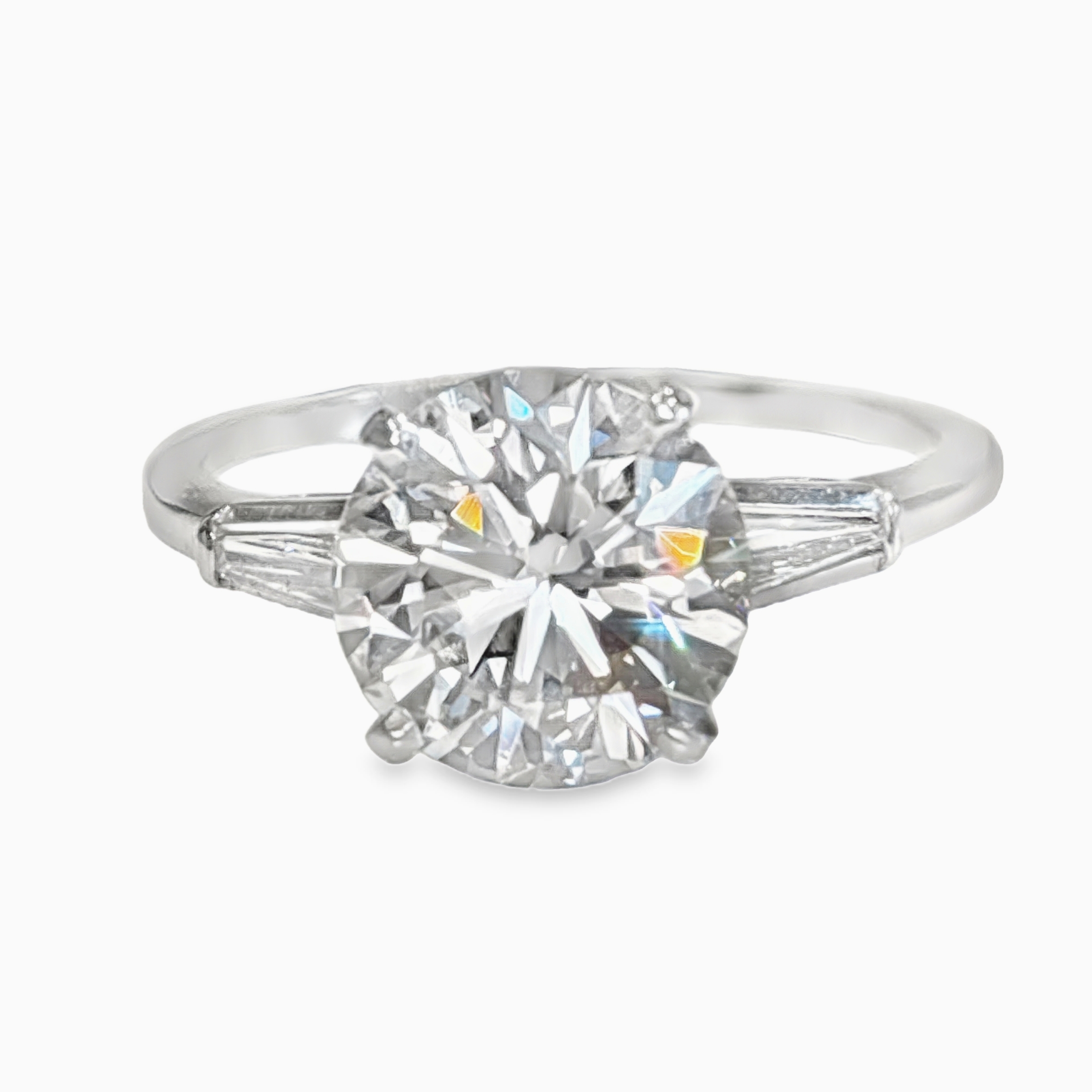 Antique/Vintage Platinum Solitaire Engagement Ring