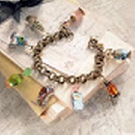 Perfume Bottle Charm Bracelet