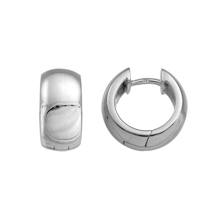 RP Sterling Silver Huggie Earrings