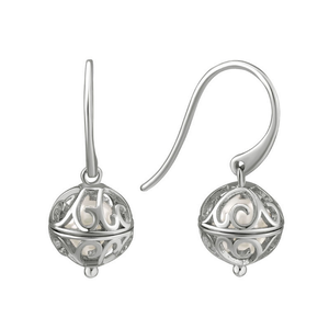Sterling Silver Dangle Earrings with FWP