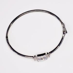 Sterling Silver Cubic Zirconia Bangle Bracelet - Special Order