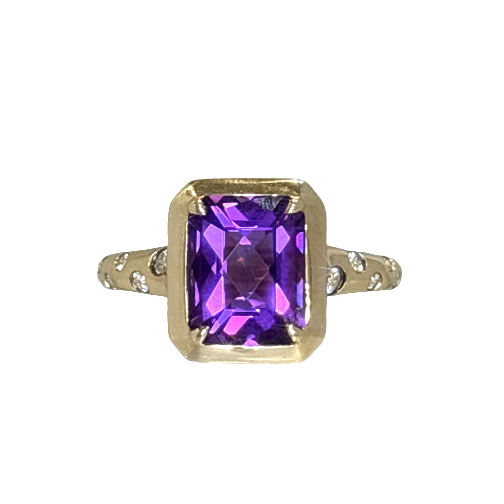 White Gold London Blue And Swiss Blue Topaz Three Stone Ring - Special Order